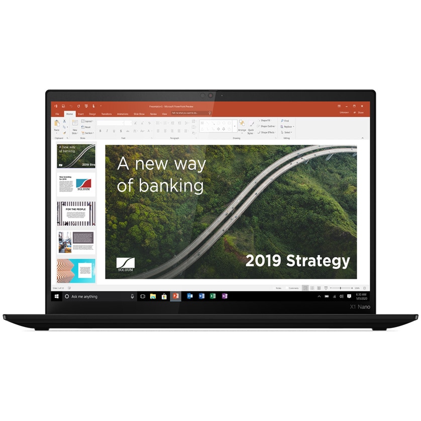 Laptop ultraportabil Lenovo ThinkPad X1 Nano Gen 1 cu procesor