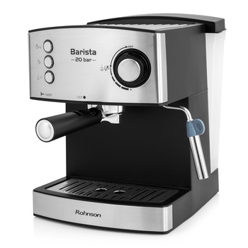 Espressor Barista Rohnson R986, 850W, 20 Bar, 1.6L Espressor Barista Rohnson R986, 850W, 20 Bar, 1.6L