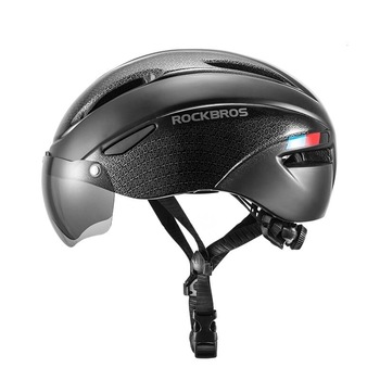 Casca ciclism Rockbros, material turnat integral, cu ochelari protectie, 57-62 cm Casca ciclism Rockbros, material turnat integral, cu ochelari protectie, 57-62 cm