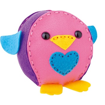 Set creatie perna pentru copii Model 2, Dream Kids, Pasare Set creatie perna pentru copii Model 2, Dream Kids, Pasare