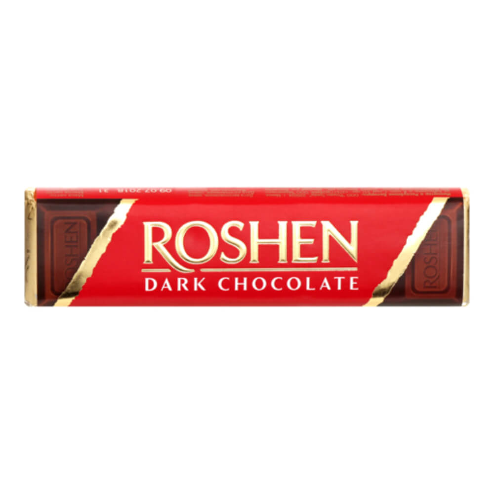 Ciocolata cu lapte, Roshen, Ciocolata neagra, 40g