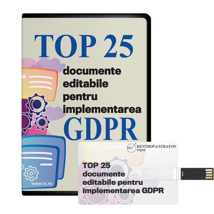 Top 25 documente editabile pentru implementarea GDPR