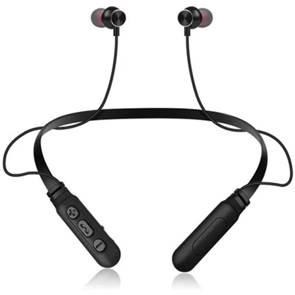 Casti wireless Jyqan, Bluetooth 4.1, Stereo, NFC, Intraauriculare, Negru