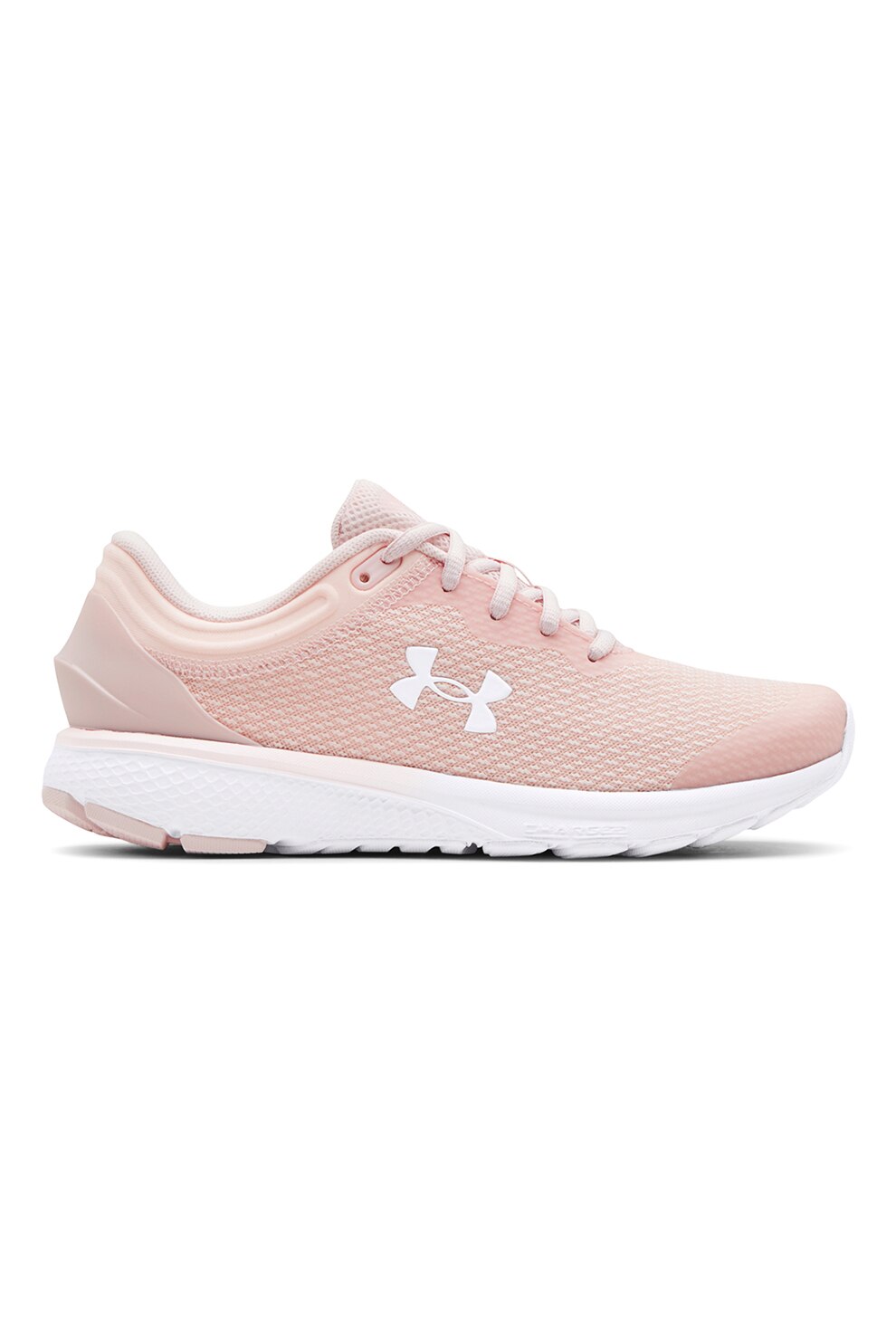 Under Armour, Pantofi din material textil cu insertii din material sintetic pentru alergare Charged Escape 3, Roz pal