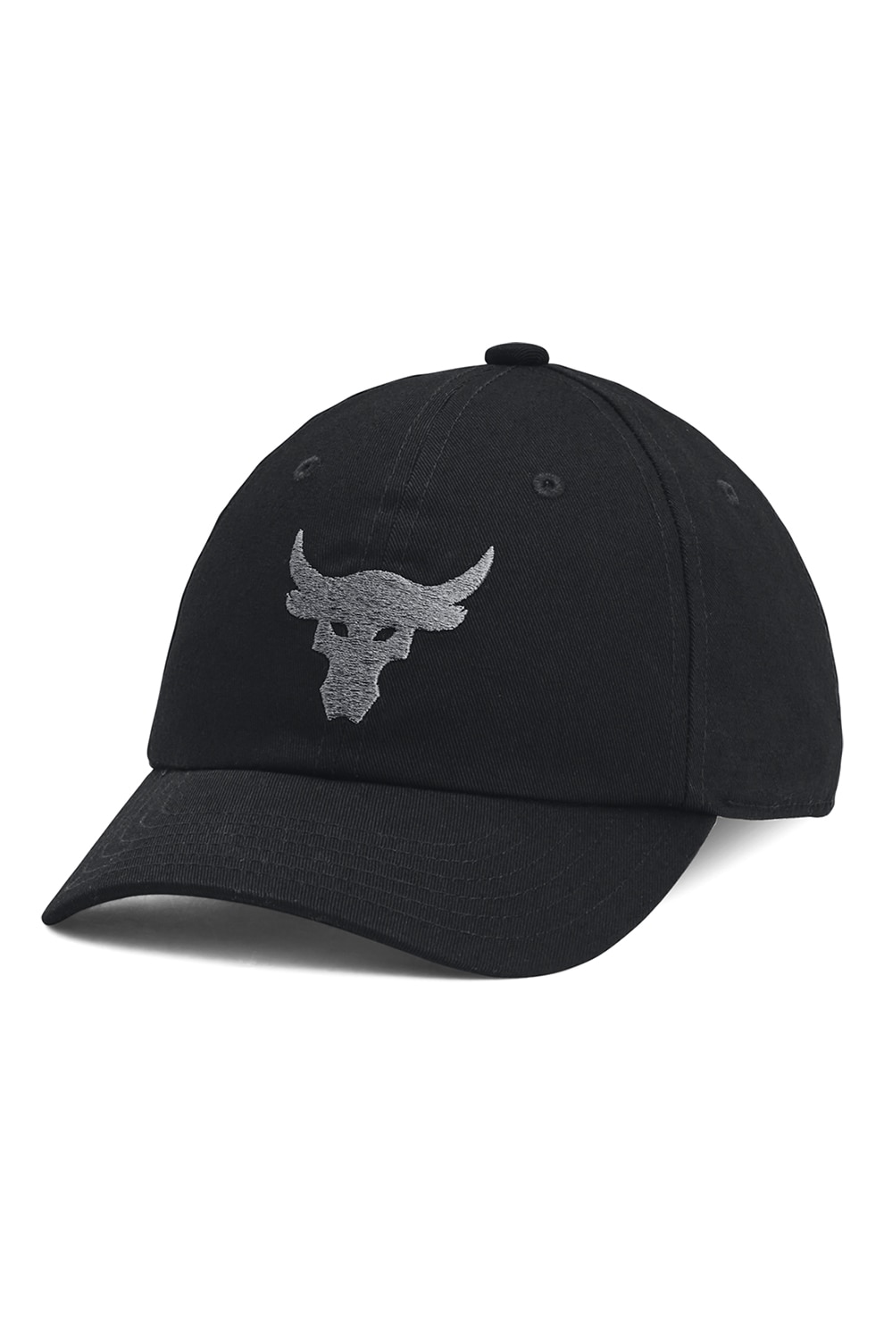 Under Armour, Sapca unisex cu logo brodat pentru fitness Project Rock, Negru