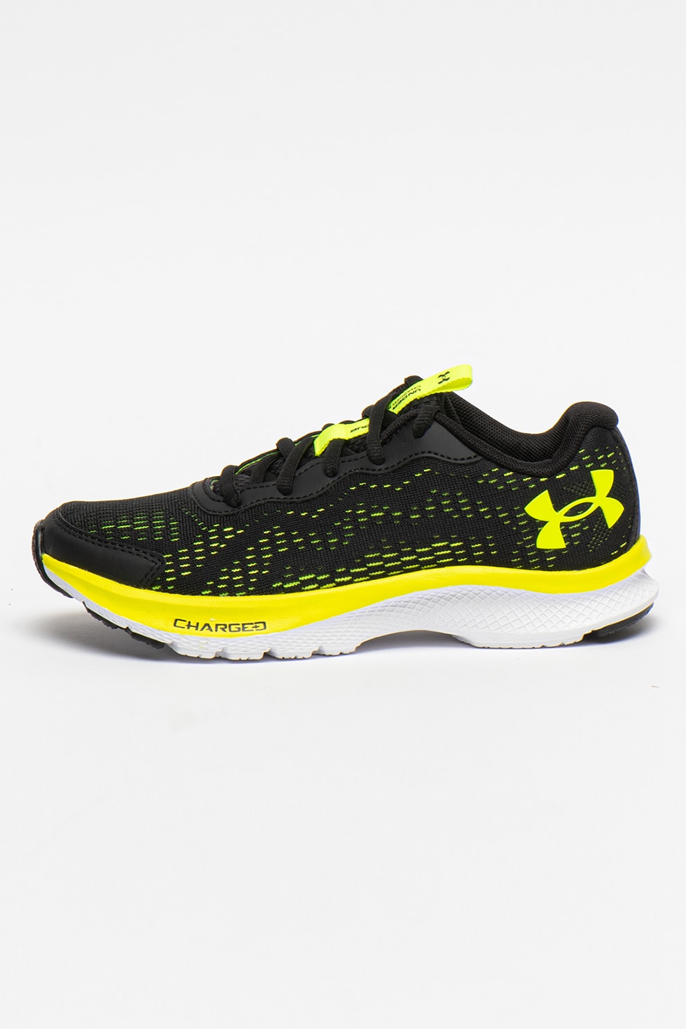 Under Armour, Pantofi pentru alergare Charged Bandit 7, Negru/Verde neon