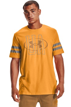 Under Armour, Tricou pentru fitness Originators Lockertag, Oranj/Gri Under Armour, Tricou pentru fitness Originators Lockertag, Oranj/Gri