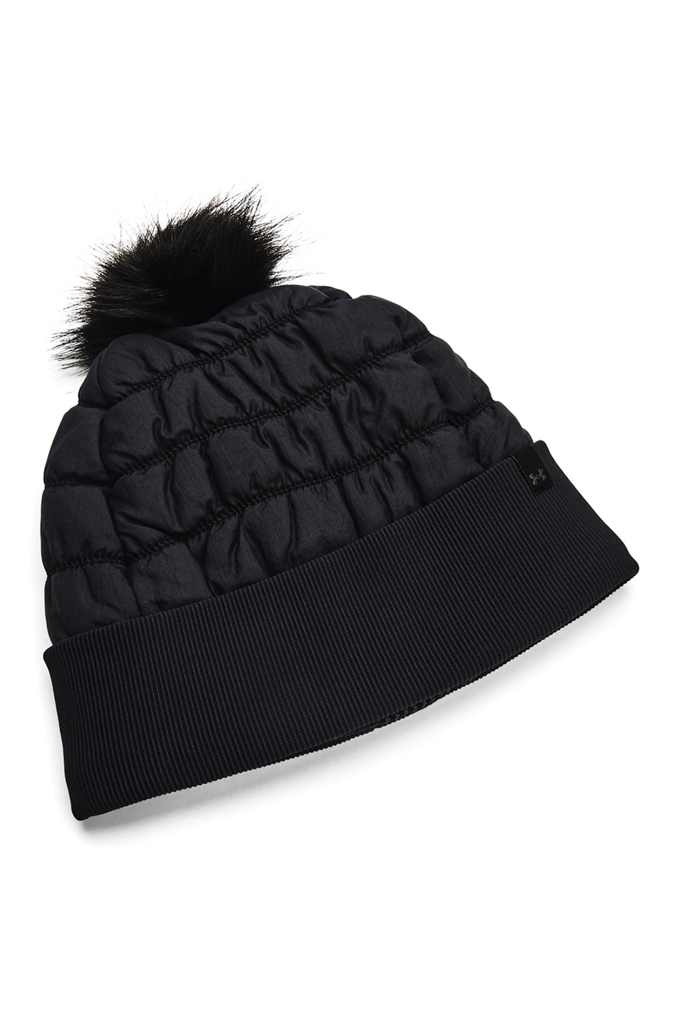 Under Armour, Caciula elastica, pentru antrenament Storm Insulated, Negru