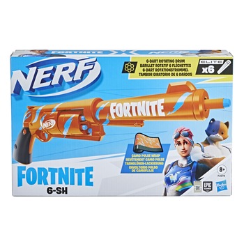 Blaster Nerf Fortnite - 6-SH, 6 proiectile Blaster Nerf Fortnite - 6-SH, 6 proiectile