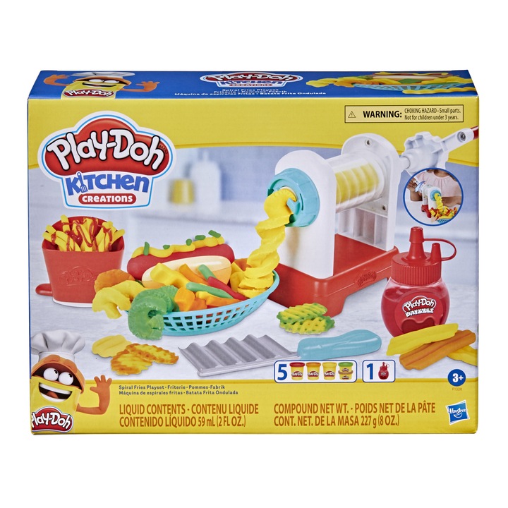 Hasbro Play-Doh hasábburgonya-spirál gyurma játékkészlet