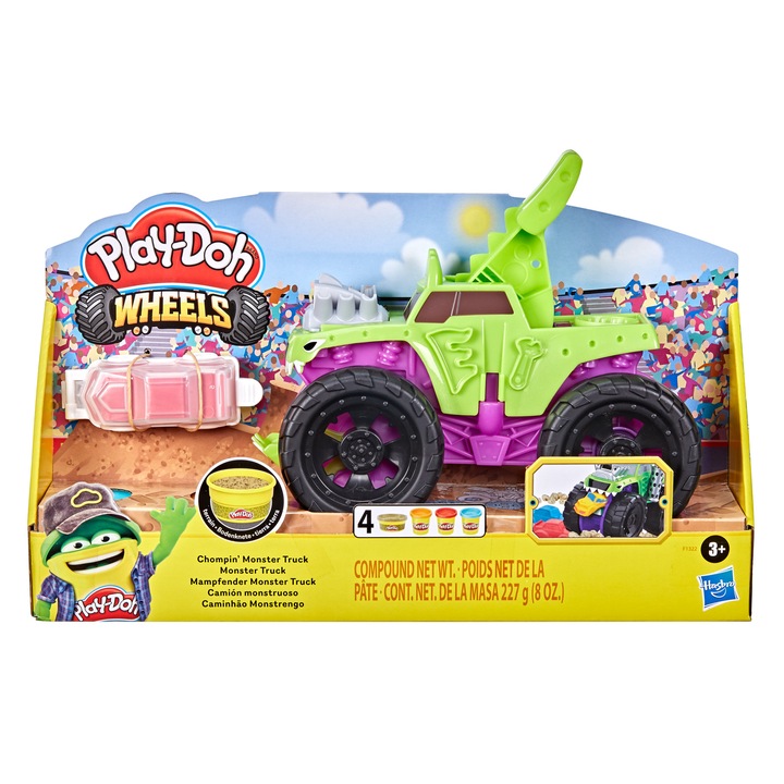 Készlet Play-Doh Wheels - Chompin monster truck