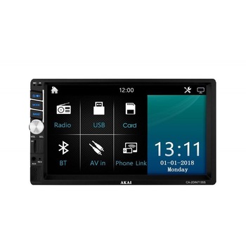 Multimedia 2DIN auto Akai CA-2DIN7135S, display touchscreen, 7 inch Multimedia 2DIN auto Akai CA-2DIN7135S, display touchscreen, 7 inch
