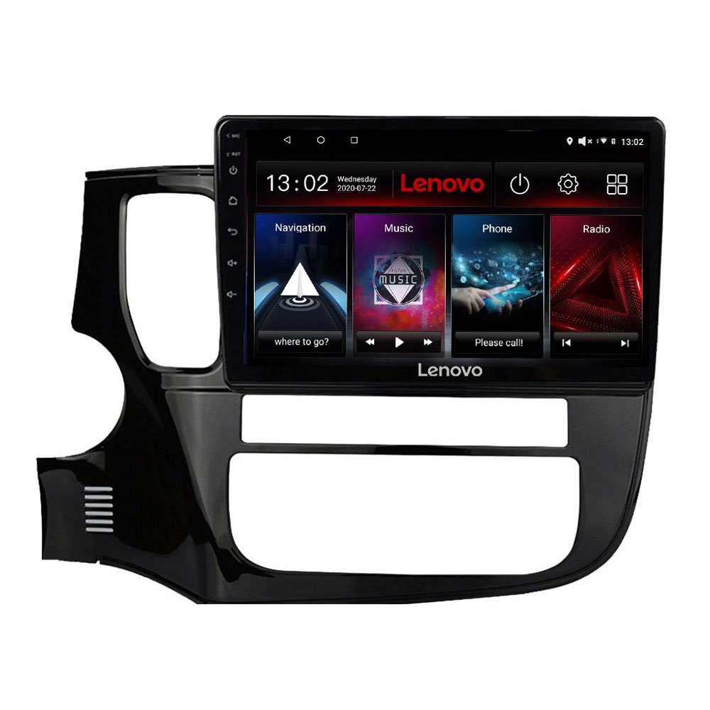 Navigatie dedicata Mitsubishi Outlander 2014- Edotec, cu Android, Radio, Bluetooth, Internet, procesor Octa Core, 4G, memorie 4GB si 64GB