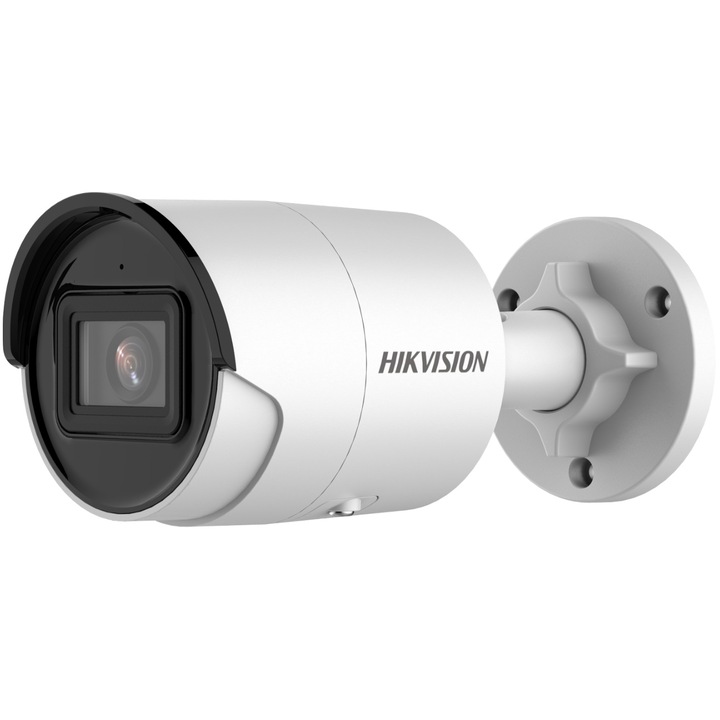 Hikvision DS-2CD2026G2-IU28 térfigyelő kamera, 2 MP, AcuSense, rögzített mini bullet hálózati kamera, 1920 × 1080, 1/2,8" CMOS, 2,8 mm, IR 40 m
