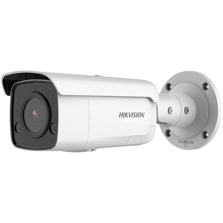 Camera de supraveghere Hikvision DS-2CD2T86G2-ISU/SL, 4K AcuSense Strobe Light and Audible Warning Fixed Bullet Network Camera, 3840 × 2160, CMOS 1/1.8", IR60m