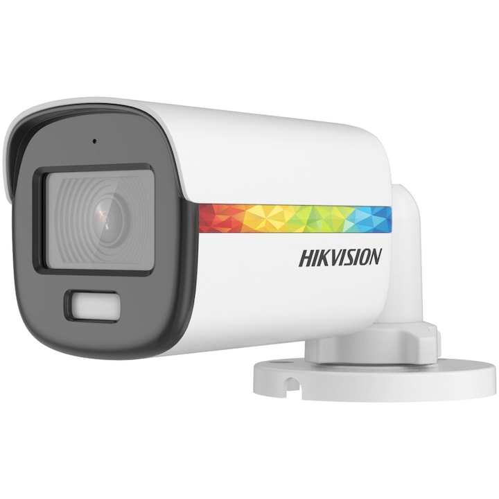 Hikvision DS-2CE10DF8T-FSLN megfigyelő kamera, 2 MP ColorVu Audio fix mini golyós kamera, 1920×1080, CMOS