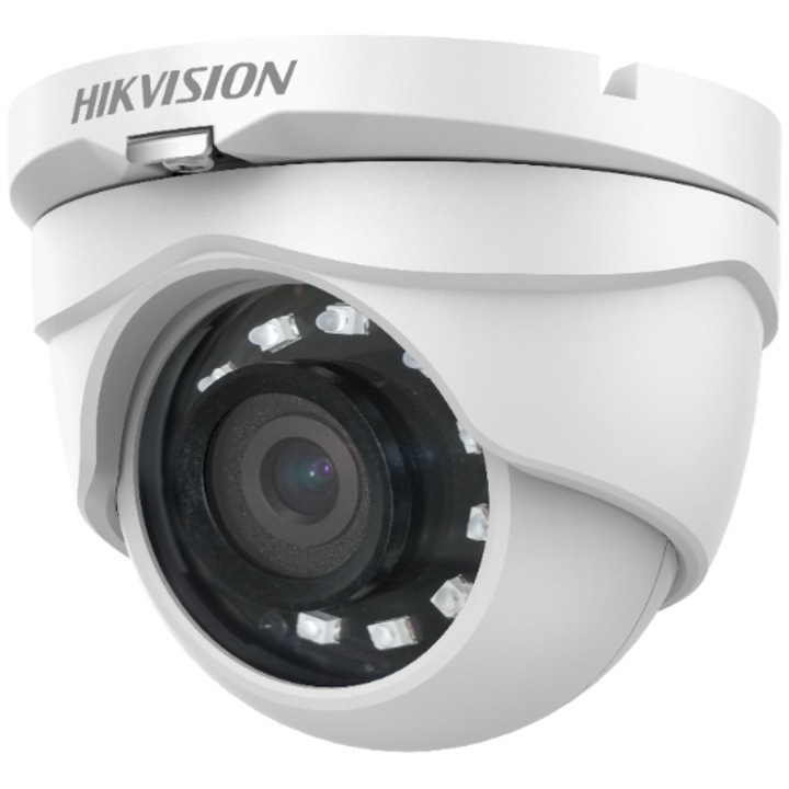 Hikvision DS-2CE56D0T-IRMF3C térfigyelő kamera, 2 MP rögzített turret kamera, 1920 × 1080, CMOS, IR 25 m