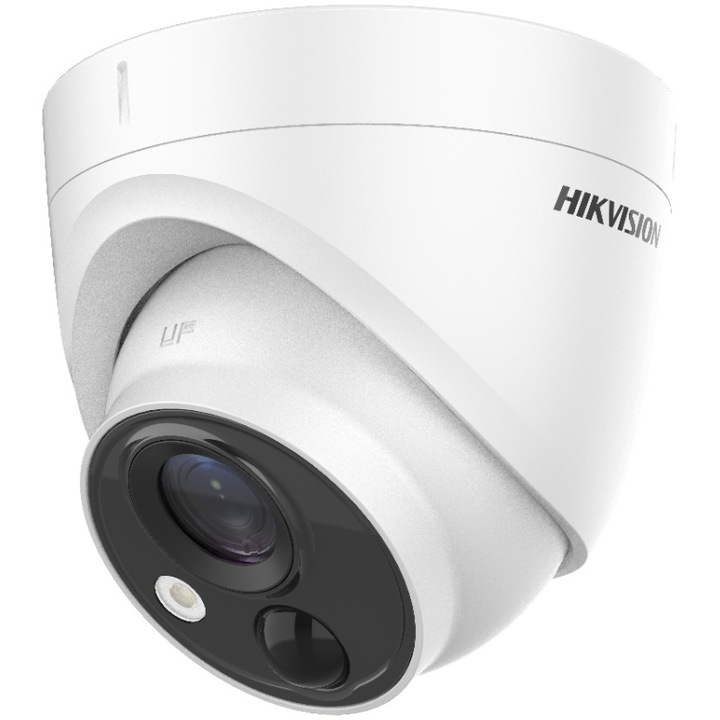 Hikvision Megfigyelő kamera, DS-2CE71D0T-PIRLPO, 2 MP, PIR, Rögzített torony kamera, 1920 × 1080, CMOS, IR20m