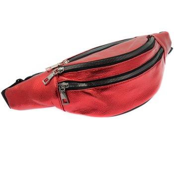 Borseta brau, Dama, Buticcochet, din piele ecologica, Rosu, cu 3 compartimente - BRS360 Borseta brau, Dama, Buticcochet, din piele ecologica, Rosu, cu 3 compartimente - BRS360