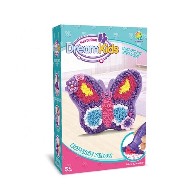 Set creatie perna pentru copii, Dream Kids, Fluture