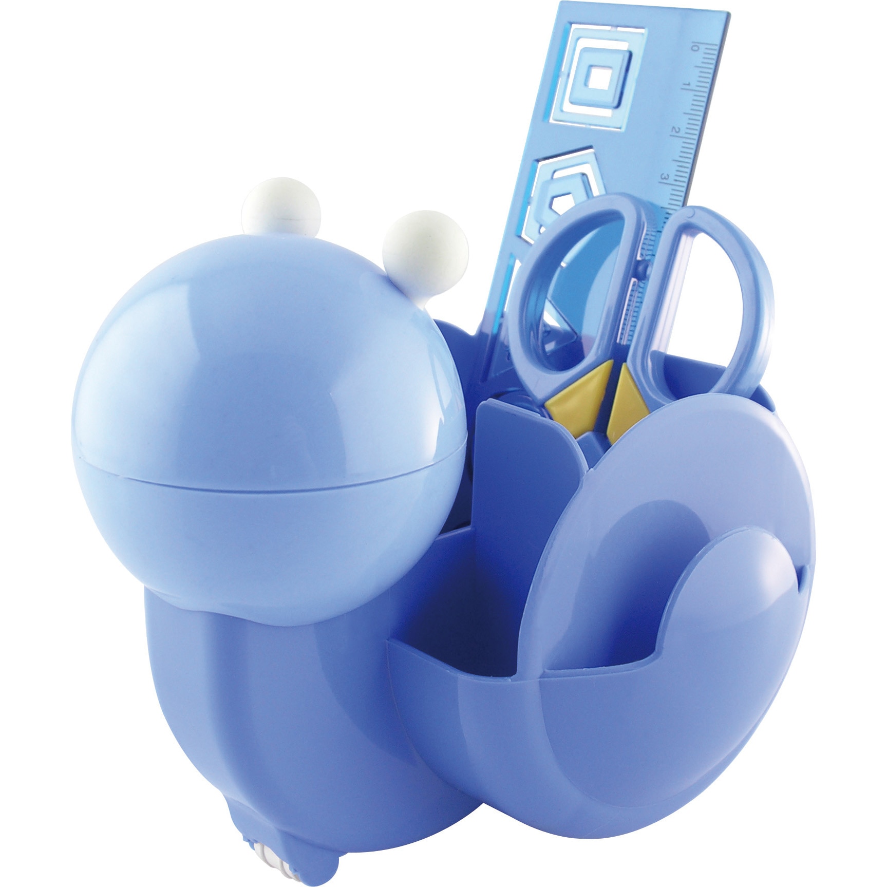 Suport de birou Cuckoo albastru, melc, 14,7*11,8*13,1cm