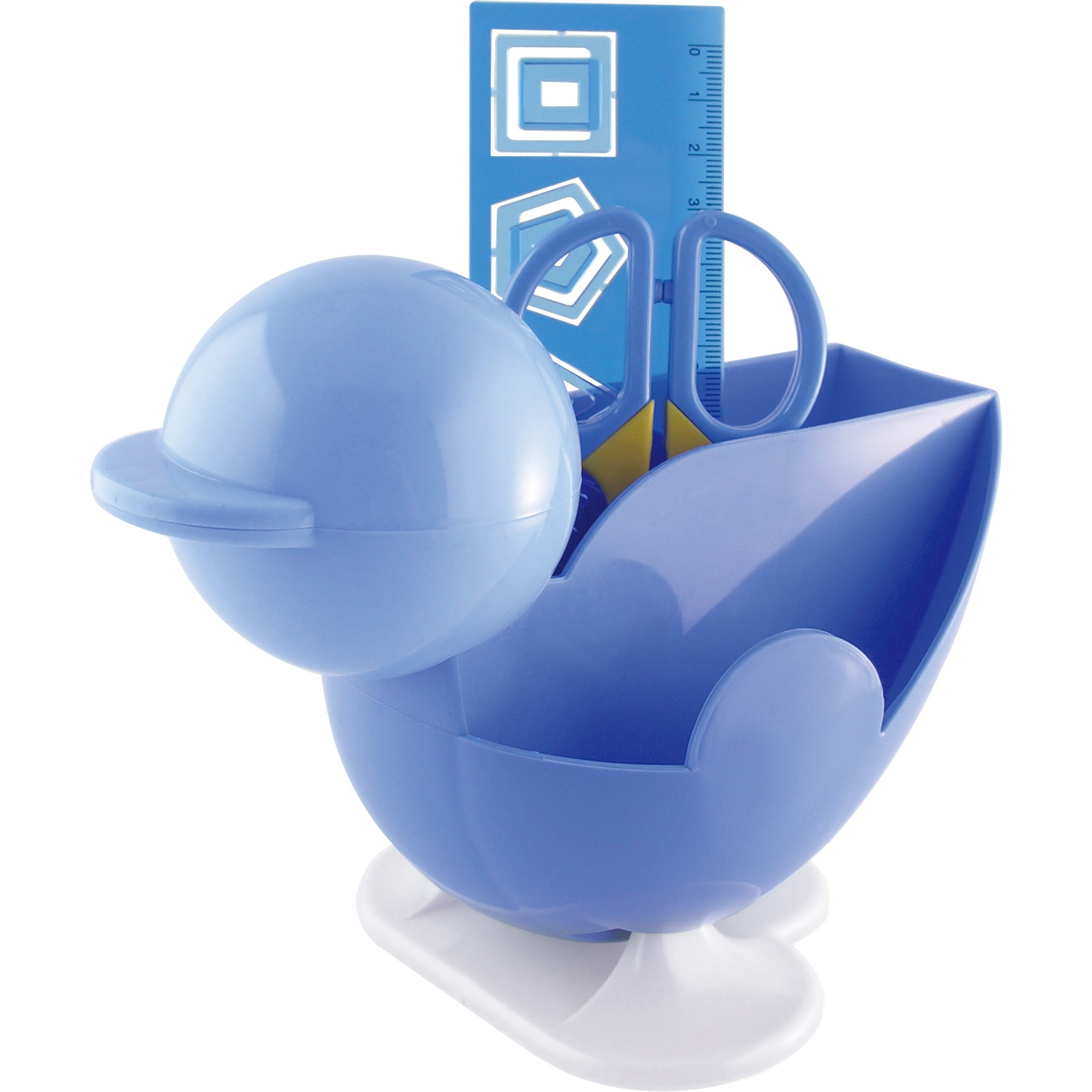 Suport de birou Cuckoo albastru, rata, 14,7*11,8*13,1cm