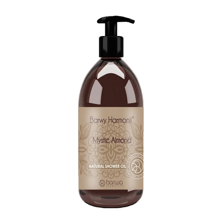 Természetes zuhanyolaj mandulaolajjal, Barwa Cosmetics, 440 ml