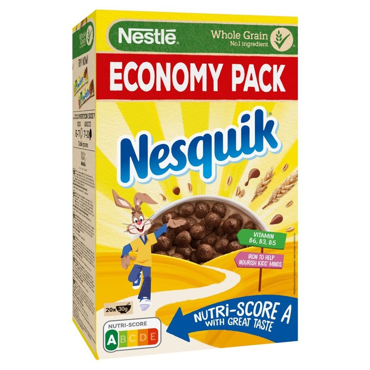 Зърнена закуска NESQUIK Cereal, кутия, 625 g