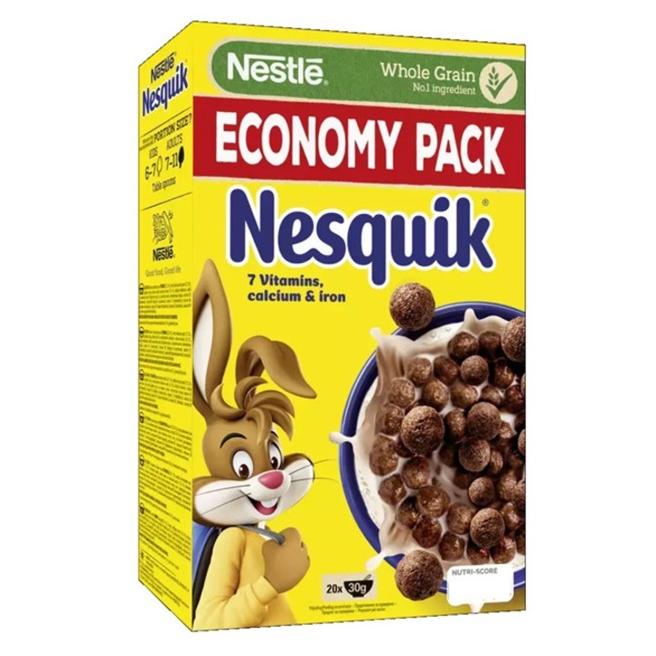 Зърнена закуска NESQUIK Cereal, кутия, 625 g