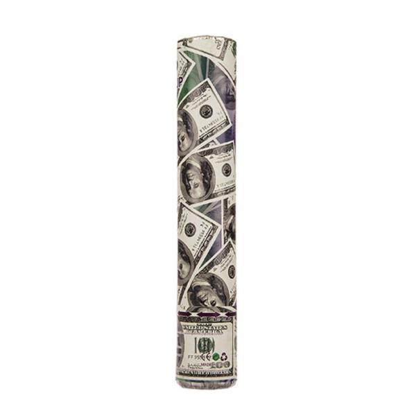 Tun confetti , bancnote false dolari , 30 cm