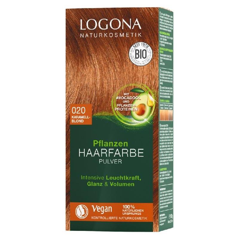 Vopsea de Par Blond Caramel Bio Nuanta 020 100gr Logona