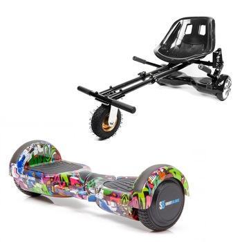 Pachet Promo Smart Balance™ Hoverboard Multicolor cu Maner si Hoverseat Cu suspensii, roti 6,5 inch, 700 W, Bluetooth, Boxe incorporate, Geanta de transport, led-uri Pachet Promo Smart Balance™ Hoverboard Multicolor cu Maner si Hoverseat Cu suspensii, roti 6,5 inch, 700 W, Bluetooth, Boxe incorporate, Geanta de transport, led-uri
