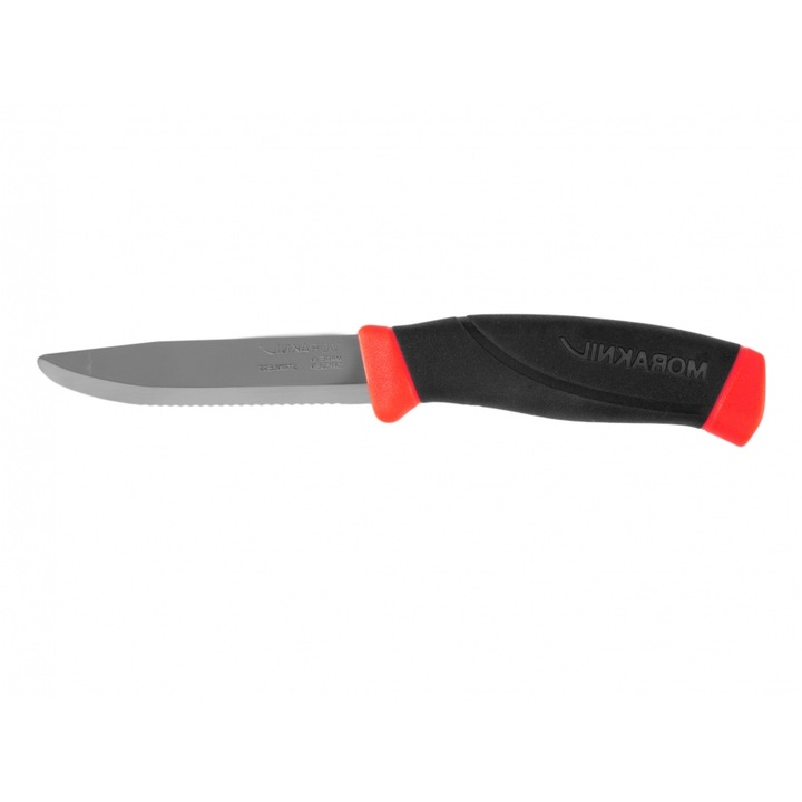 Morakniv Companion F, mentőkés, rozsdamentes acél, piros