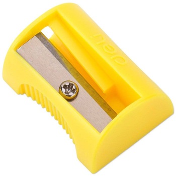 Ascutitoare Simpla Deli Fancy, Galben Ascutitoare Simpla Deli Fancy, Galben