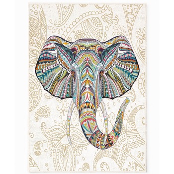 Covor Oyo Concept, 100% poliester, 160x230cm, model elefant Covor Oyo Concept, 100% poliester, 160x230cm, model elefant