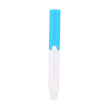Foarfeca Portabila cu Protectie Deli Vivid, Albastru, 12 cm Foarfeca Portabila cu Protectie Deli Vivid, Albastru, 12 cm