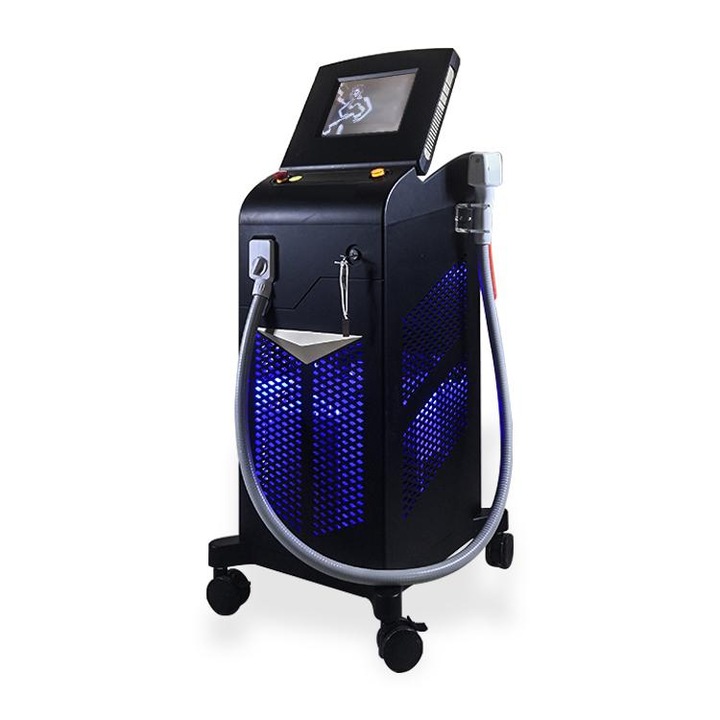 Aparat Epilare Definitiva TotulPerfect PROPlatinium 1 manipul 755nm, 808nm, 1064nm Dioda Laser, 50.000.000 Impulsuri, Epilare Laser Definitiva Profesionala Salon TEC+Sapphire Refrigeration 800W