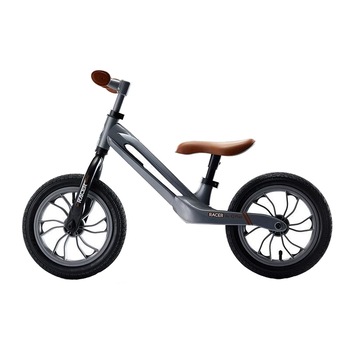 Bicicleta fara pedale Balance bike Qplay Racer Gri Bicicleta fara pedale Balance bike Qplay Racer Gri