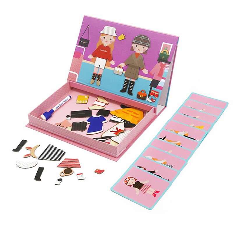 Carte Magnetica Lumea Animalelor, Salamandra Kids, 50 Piese Magnetice