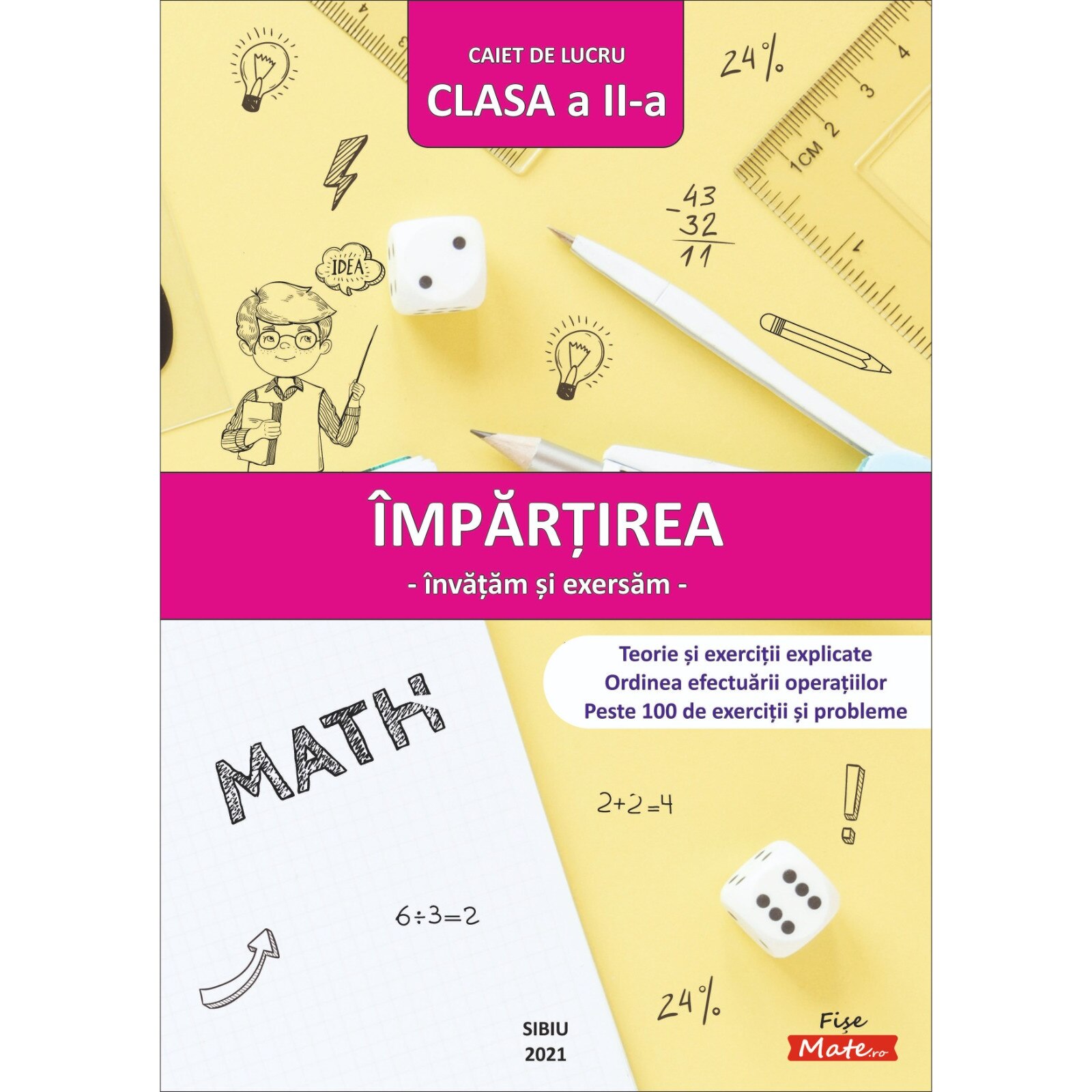 Impartirea | Caiet de lucru clasa a II-a