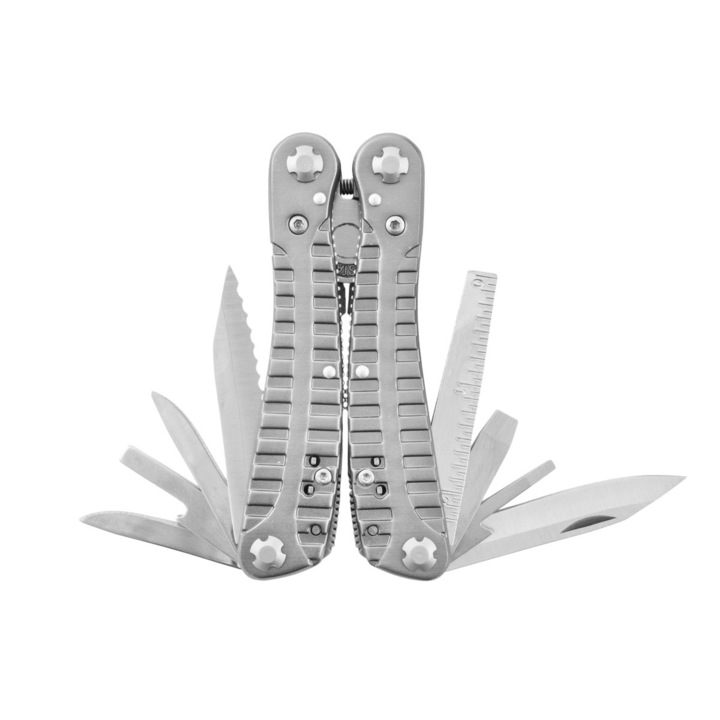 Cleste multifunctional Ganzo / Firebird G105, Otel, 11 in 1, Argintiu