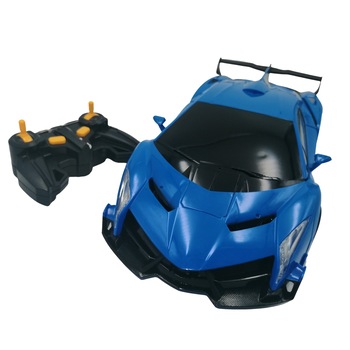 Masinuta cu telecomanda, Blue Transformer, 34 cm, albastru Masinuta cu telecomanda, Blue Transformer, 34 cm, albastru