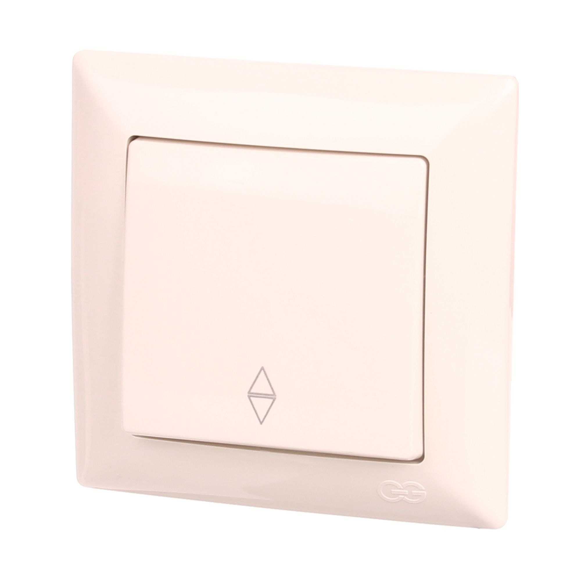 Intrerupator cap-scara 10A 250V crem