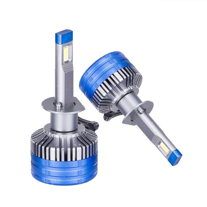 Set de 2 becuri Led Cree K11 H1 80w Canbus 8000 lumeni