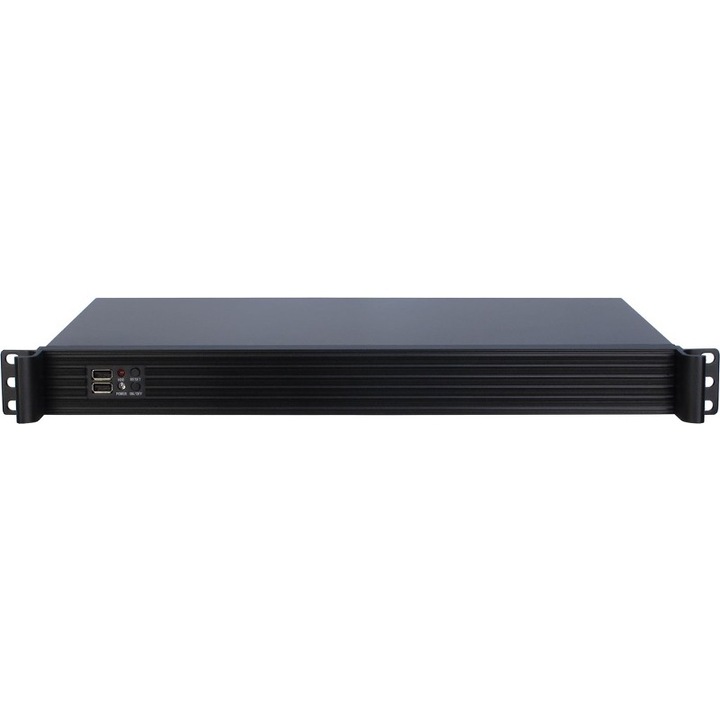 Carcasa server Inter-Tech IPC 1U-K-126L, IPC, fara sursa, Negru
