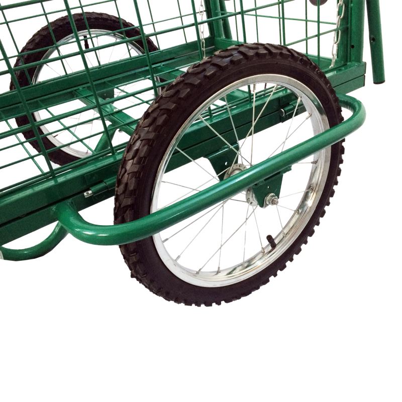 كتيب تثبط السلطة  Carucior cu 2 roti gonflabile pentru bicicleta sau depozite Strend Pro,  650x480x290 mm, max 100 kG - eMAG.ro