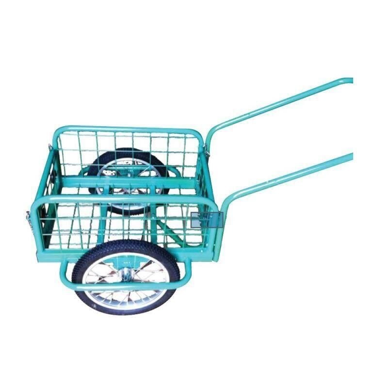 Carucior cu 2 roti gonflabile pentru bicicleta sau depozite Strend Pro, 650x480x290 mm, max 100 kG