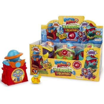 Set cutie muzicala cu figurina SuperZings Kaboom Blaster, multicolor Set cutie muzicala cu figurina SuperZings Kaboom Blaster, multicolor