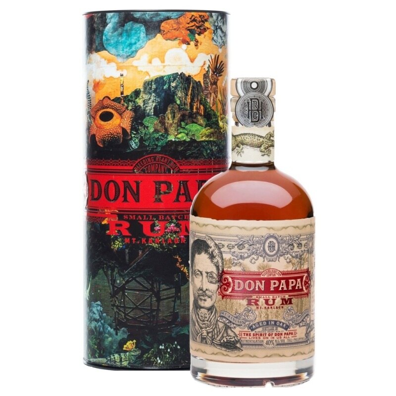 Rom Don Papa 7 ani + cutie, 0.7L, 40%
