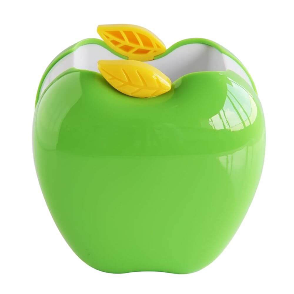 Suport Creioane Deli, Model Mar, Verde/Alb